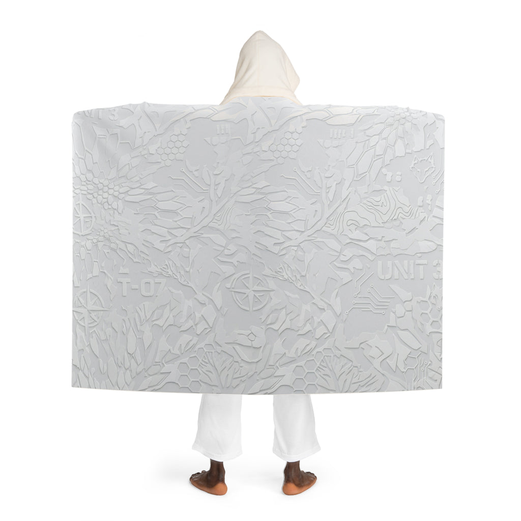 Hooded Sherpa Fleece Blanket