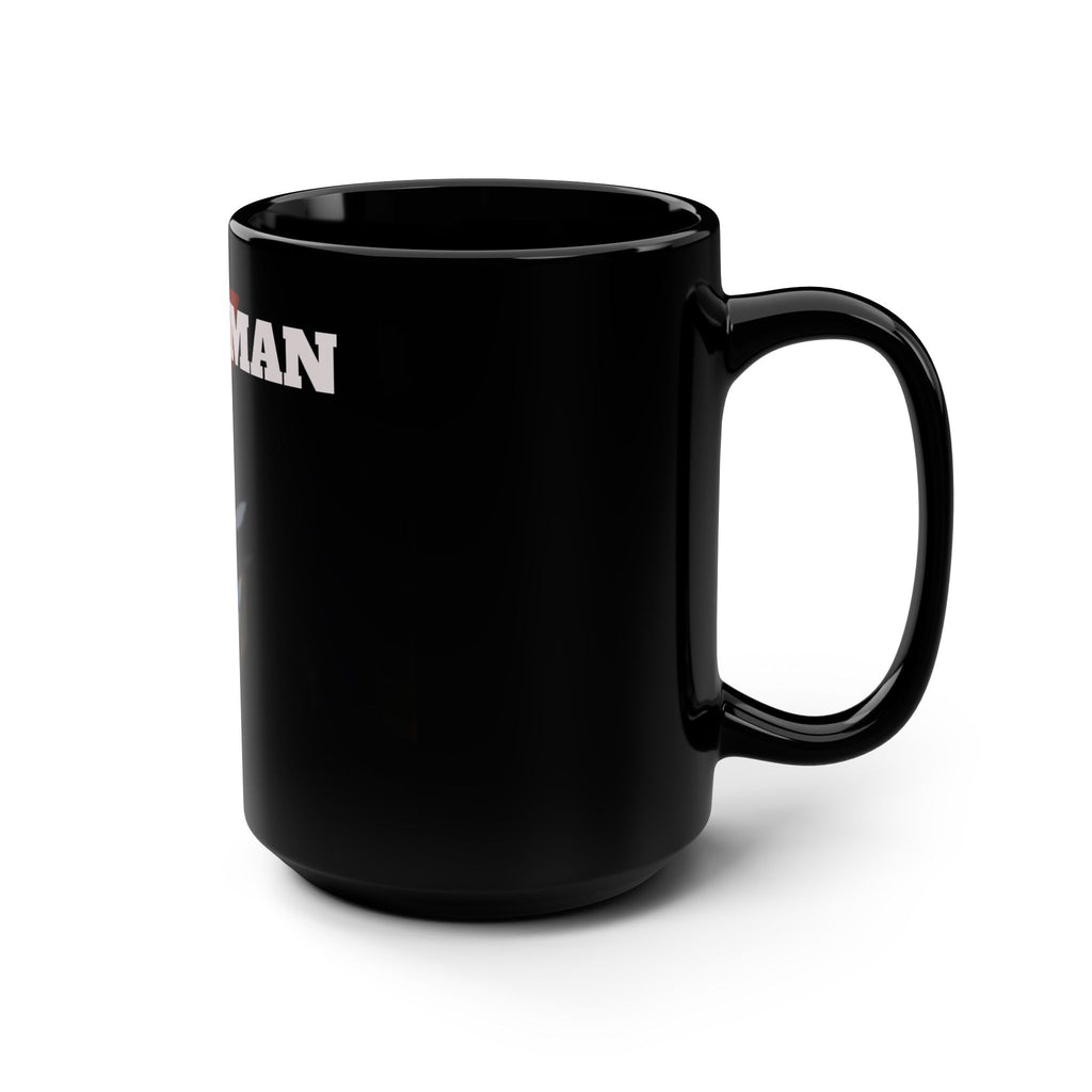 Batman Smile Black 15oz Mug — "I'M BATMAN" Graphic Coffee Cup
