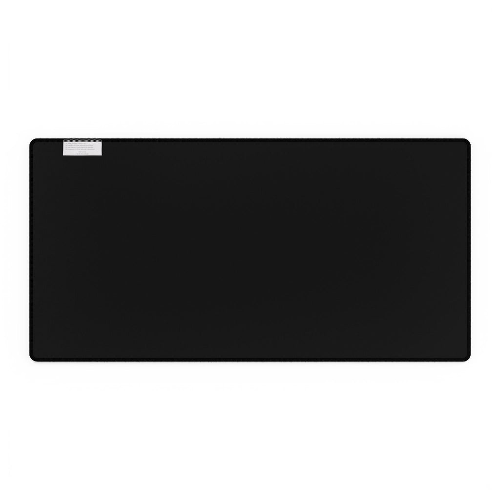 Cyberpunk Blue Star Gaming Desk Mat — Neon City RGB Mouse Pad