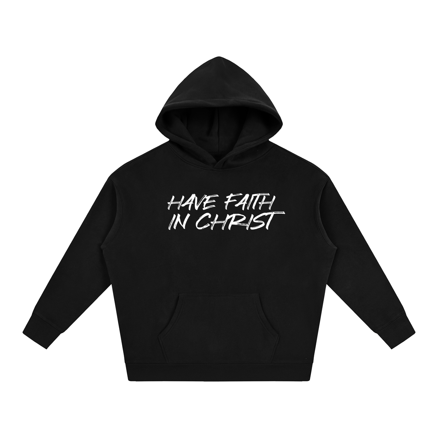 Oversize Fleeced Hoodie (Have Faith in Christ)